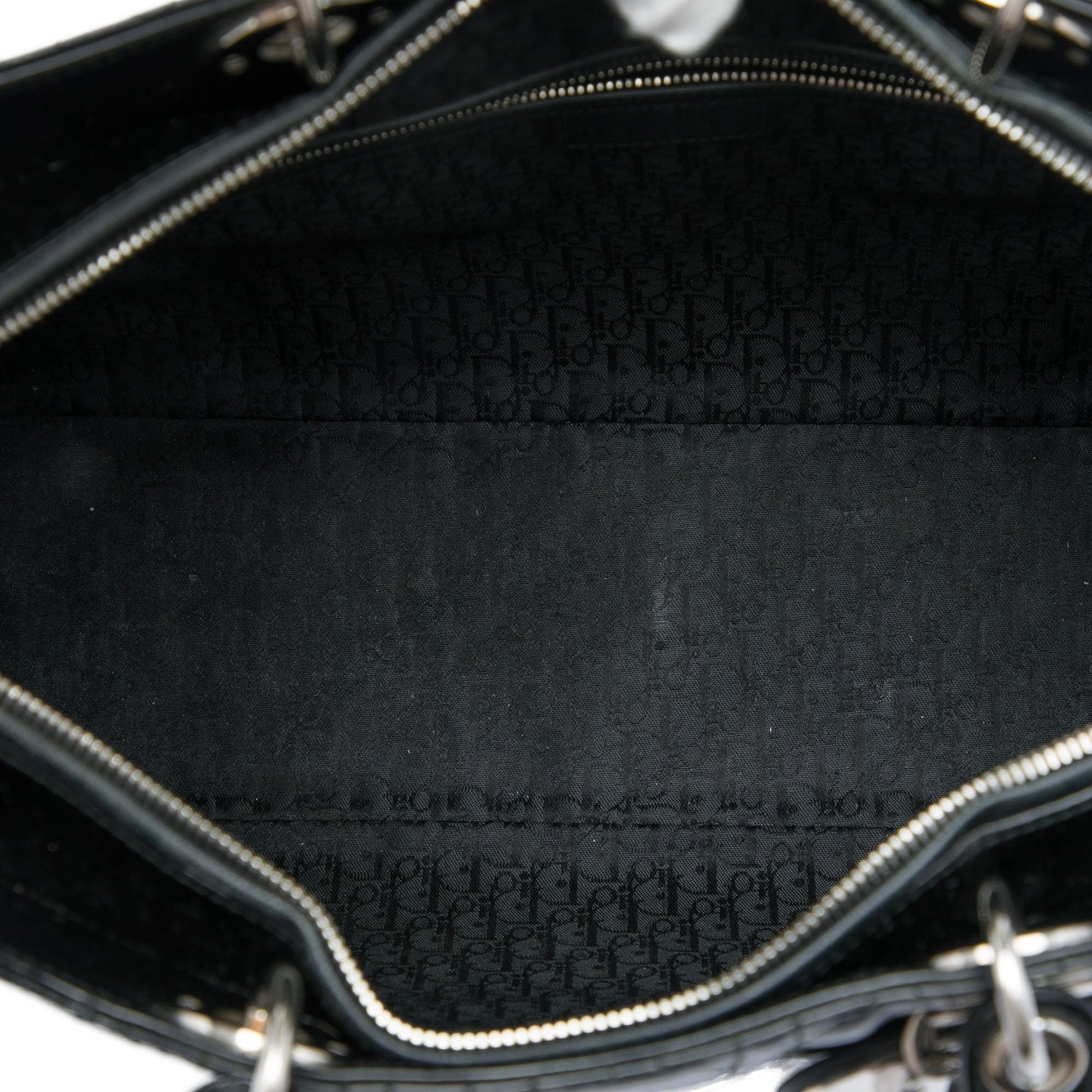 Dior Extra Large Patent Cannage Lady Dior