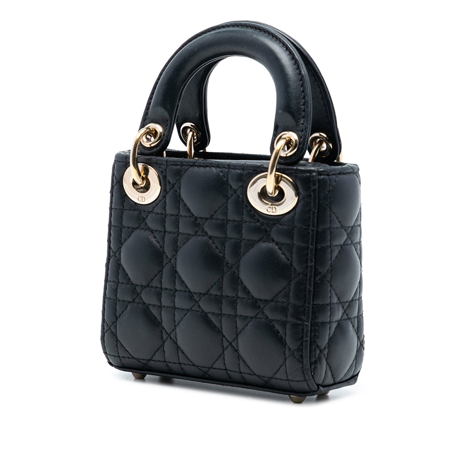 Dior Micro Lambskin Cannage Lady Dior
