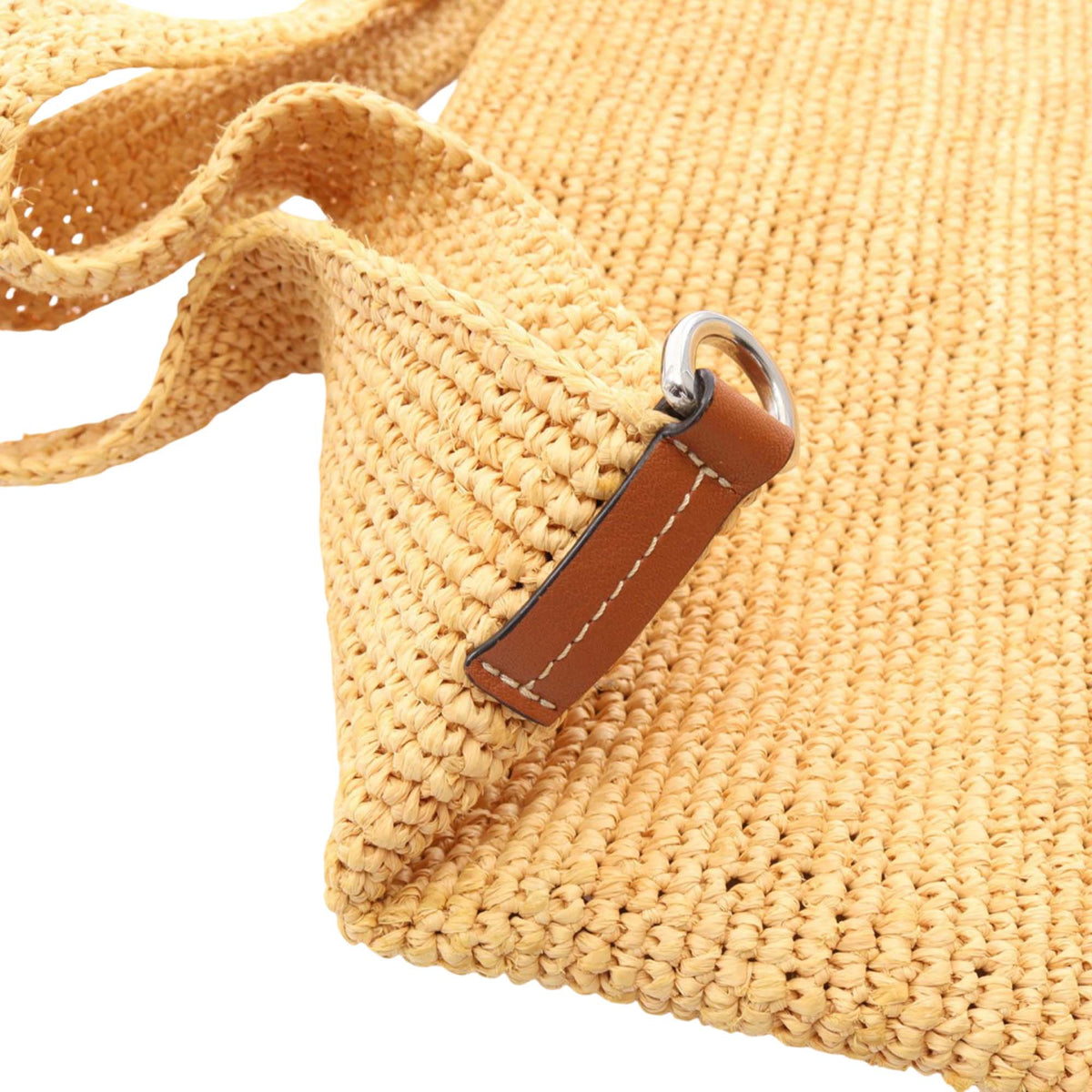 LOEWE Raffia Slit Satchel
