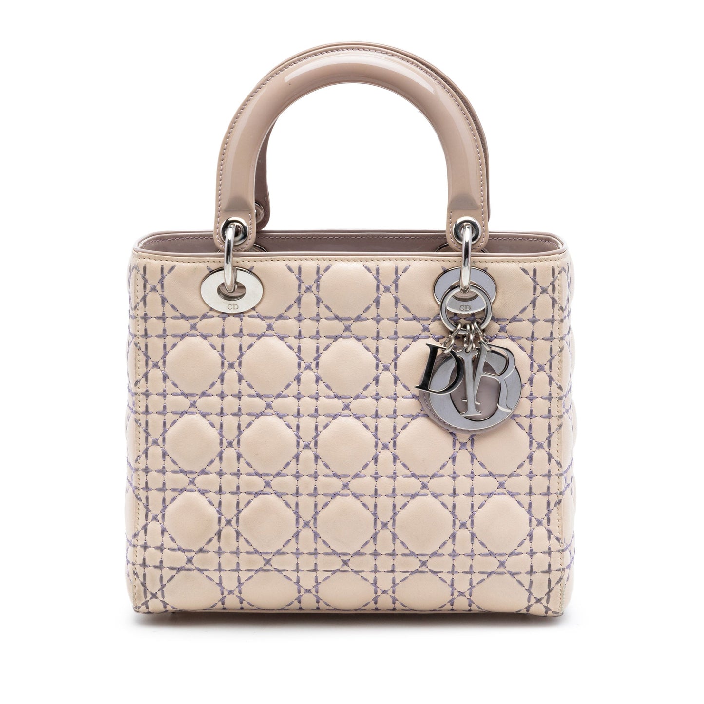 Dior Medium Lambskin Cannage Stitched Lady Dior