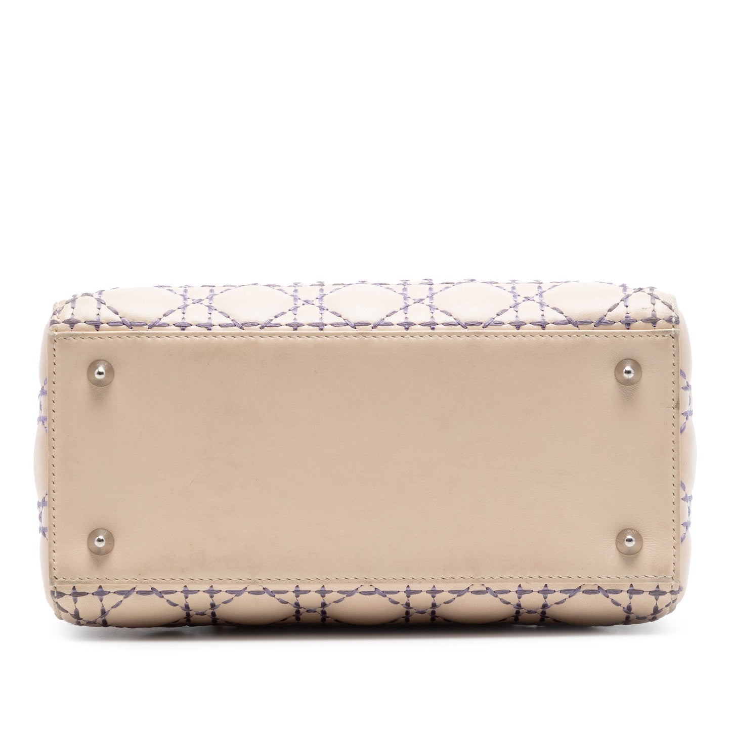 Dior Medium Lambskin Cannage Stitched Lady Dior
