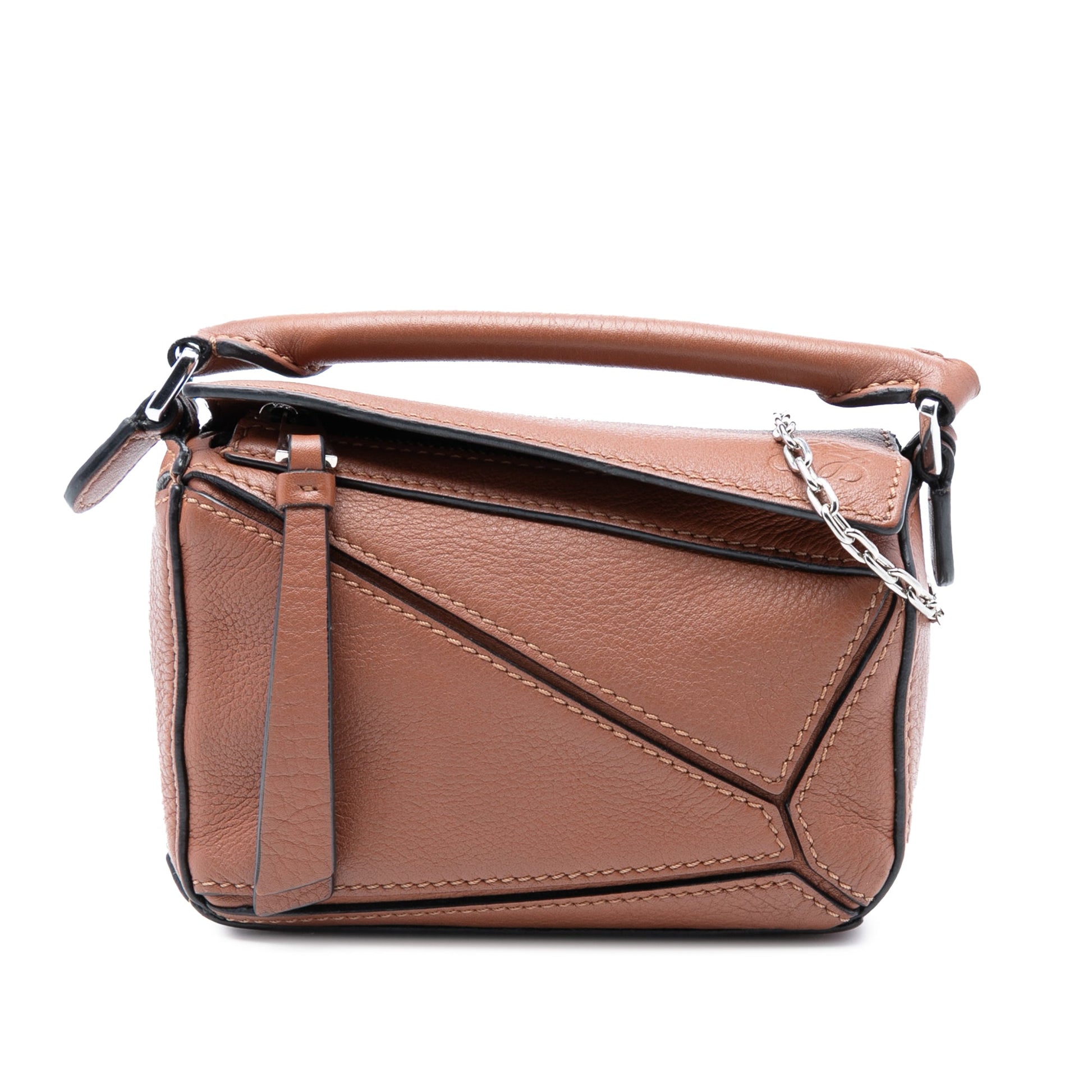 LOEWE Nano Calfskin Puzzle Satchel
