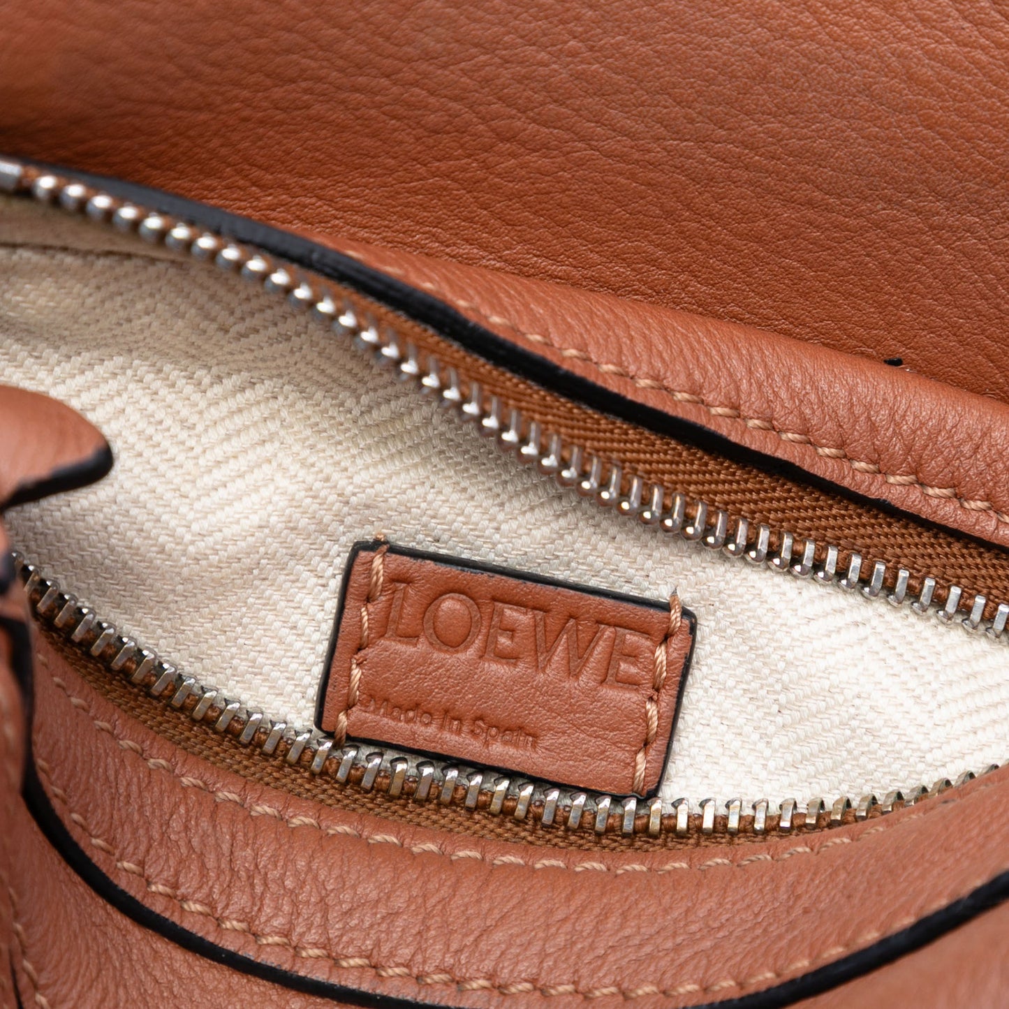LOEWE Nano Calfskin Puzzle Satchel