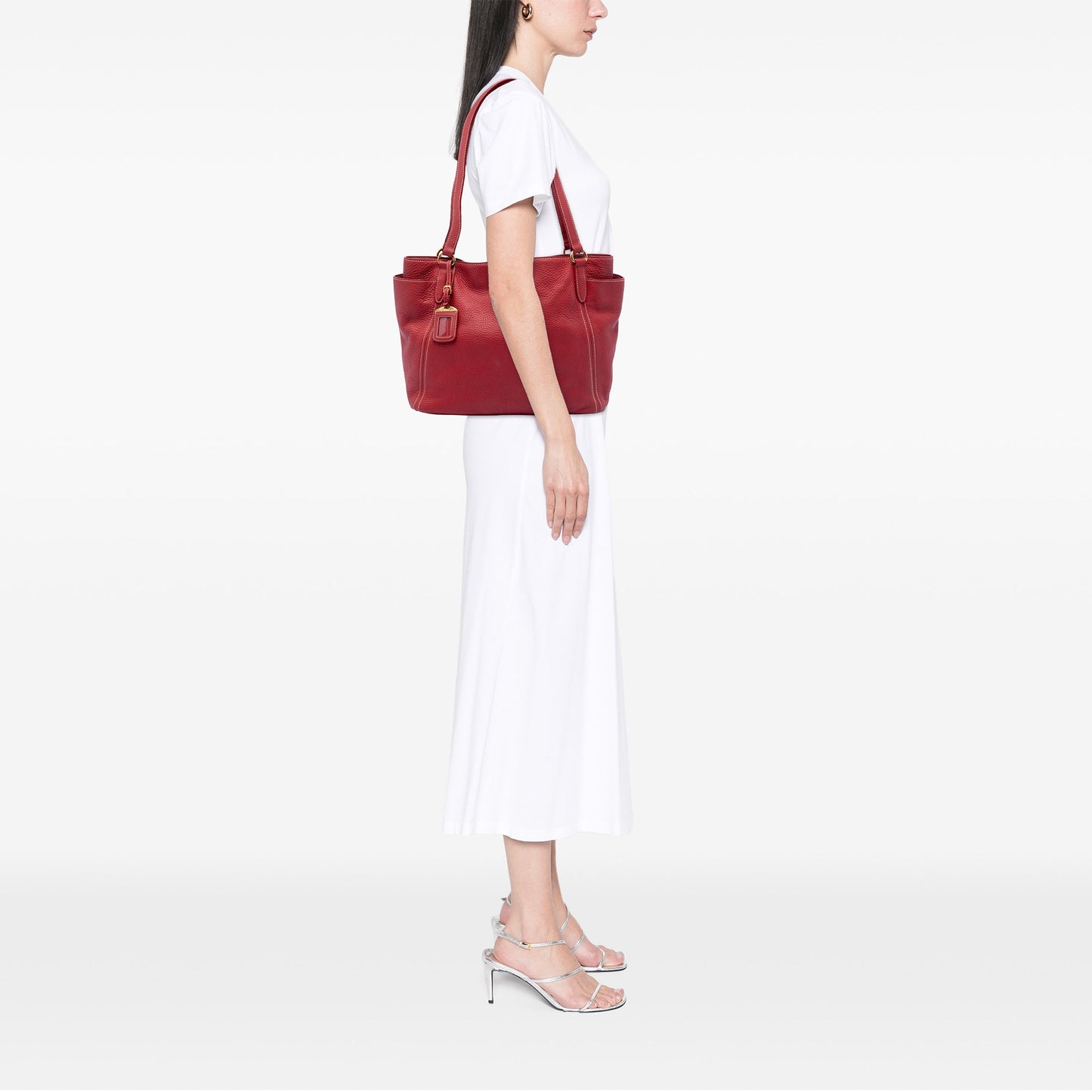 VItello Daino Double Pocket Tote