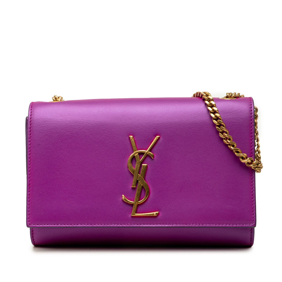 Saint Laurent Small Smooth Calfskin Monogram Kate Crossbody