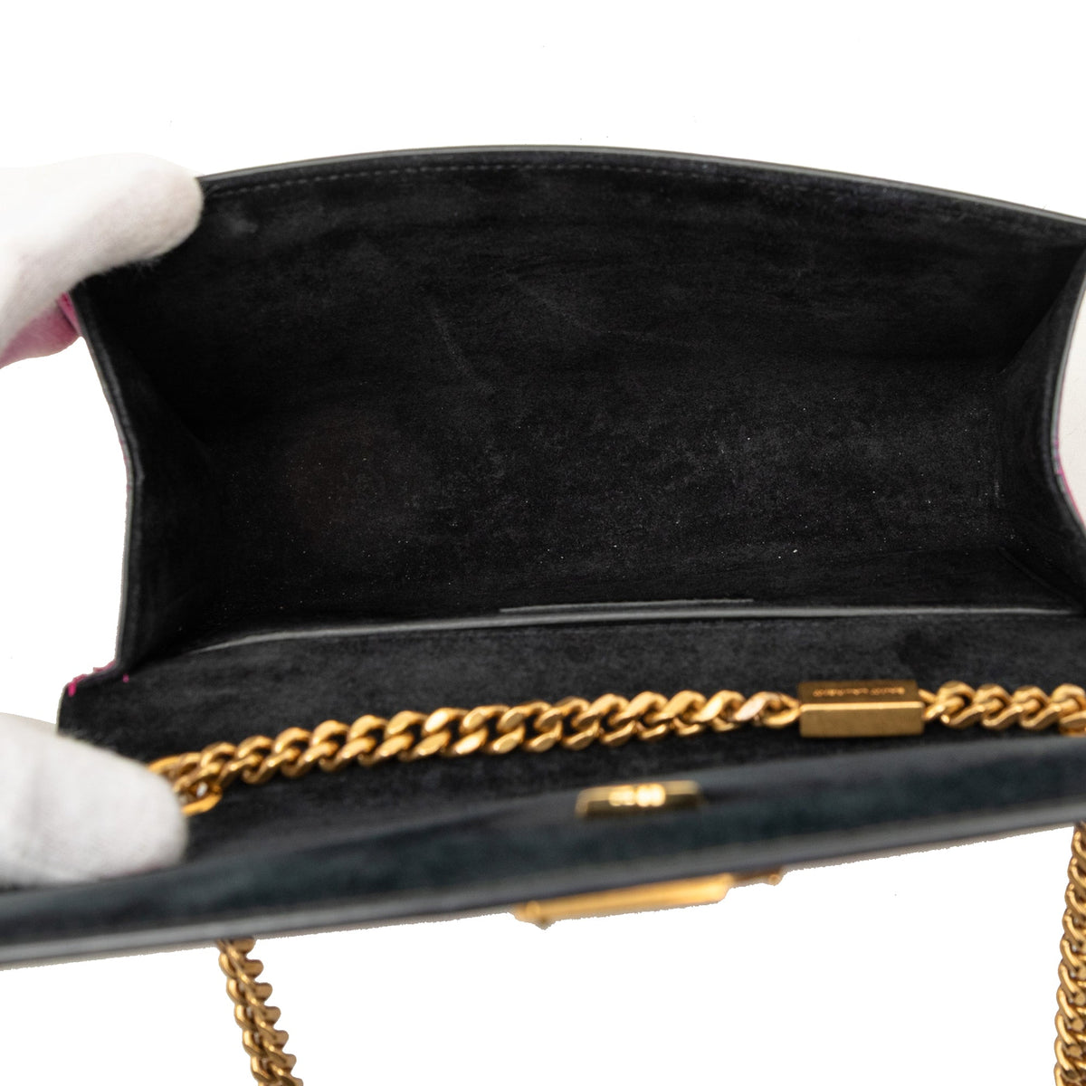 Saint Laurent Small Smooth Calfskin Monogram Kate Crossbody