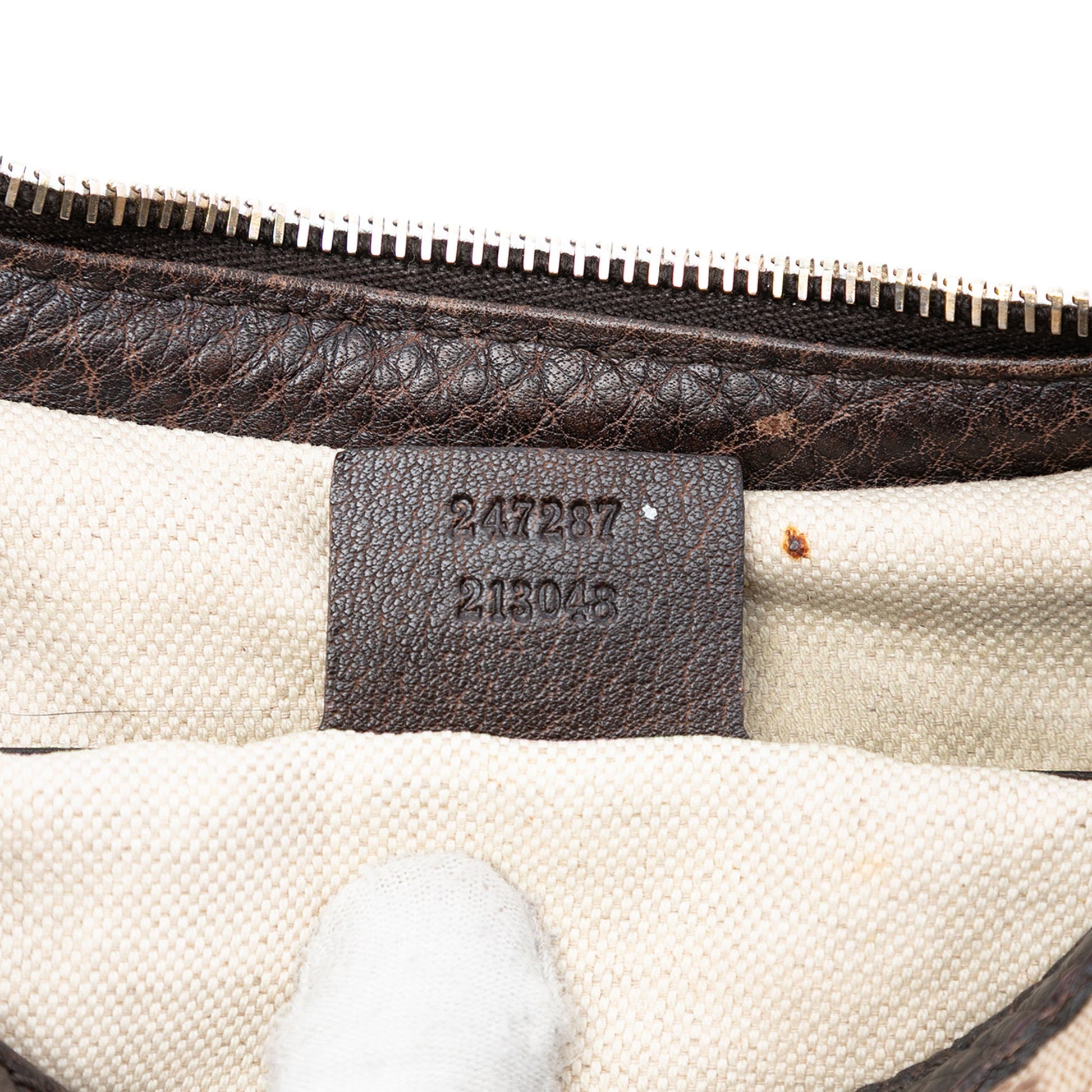 Gucci Diamante Canvas Catherine Shoulder Bag