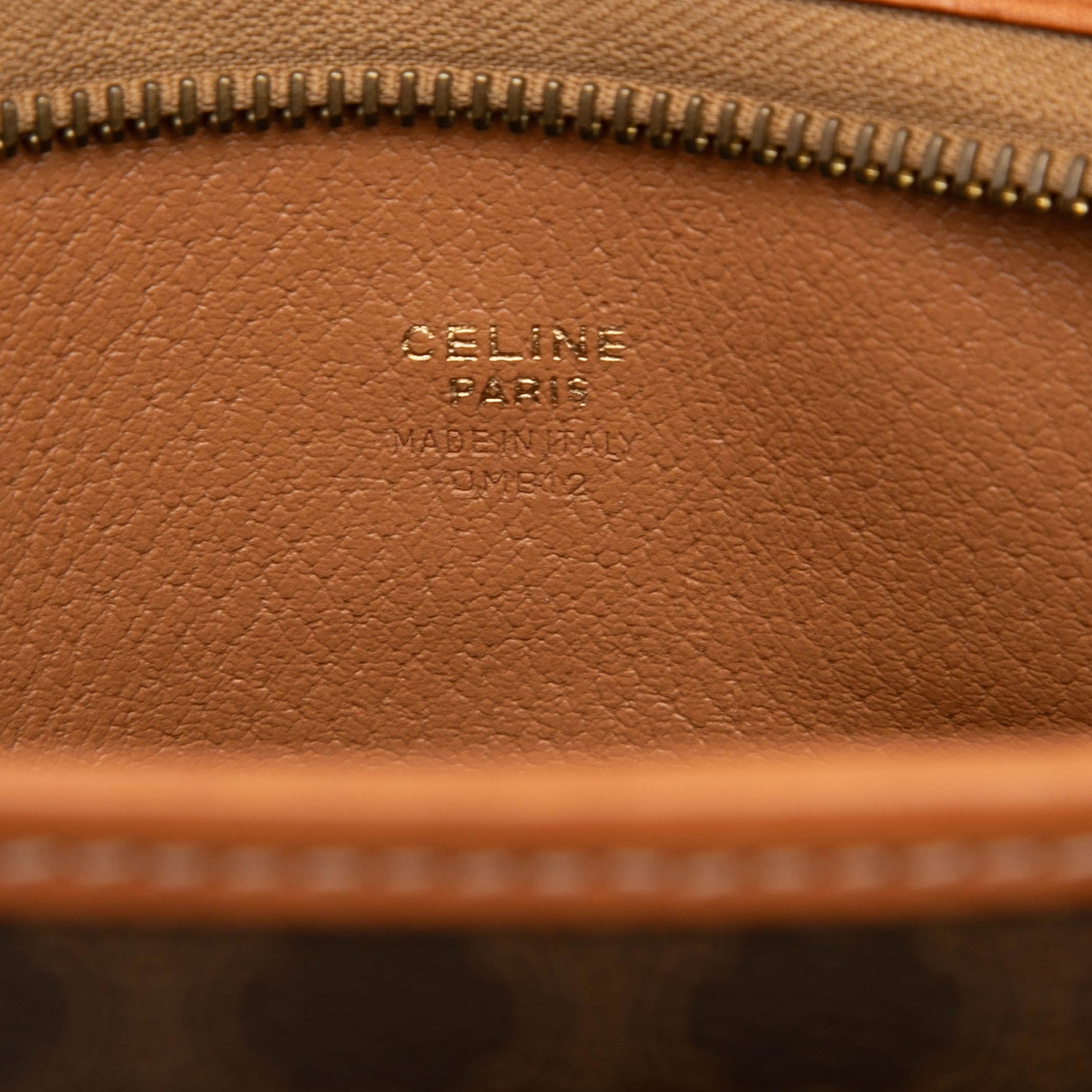Celine Macadam Coated Canvas Clutch