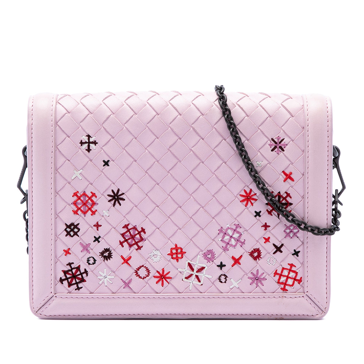 Bottega Veneta Nappa Intrecciato Meadow Flower Montebello Crossbody