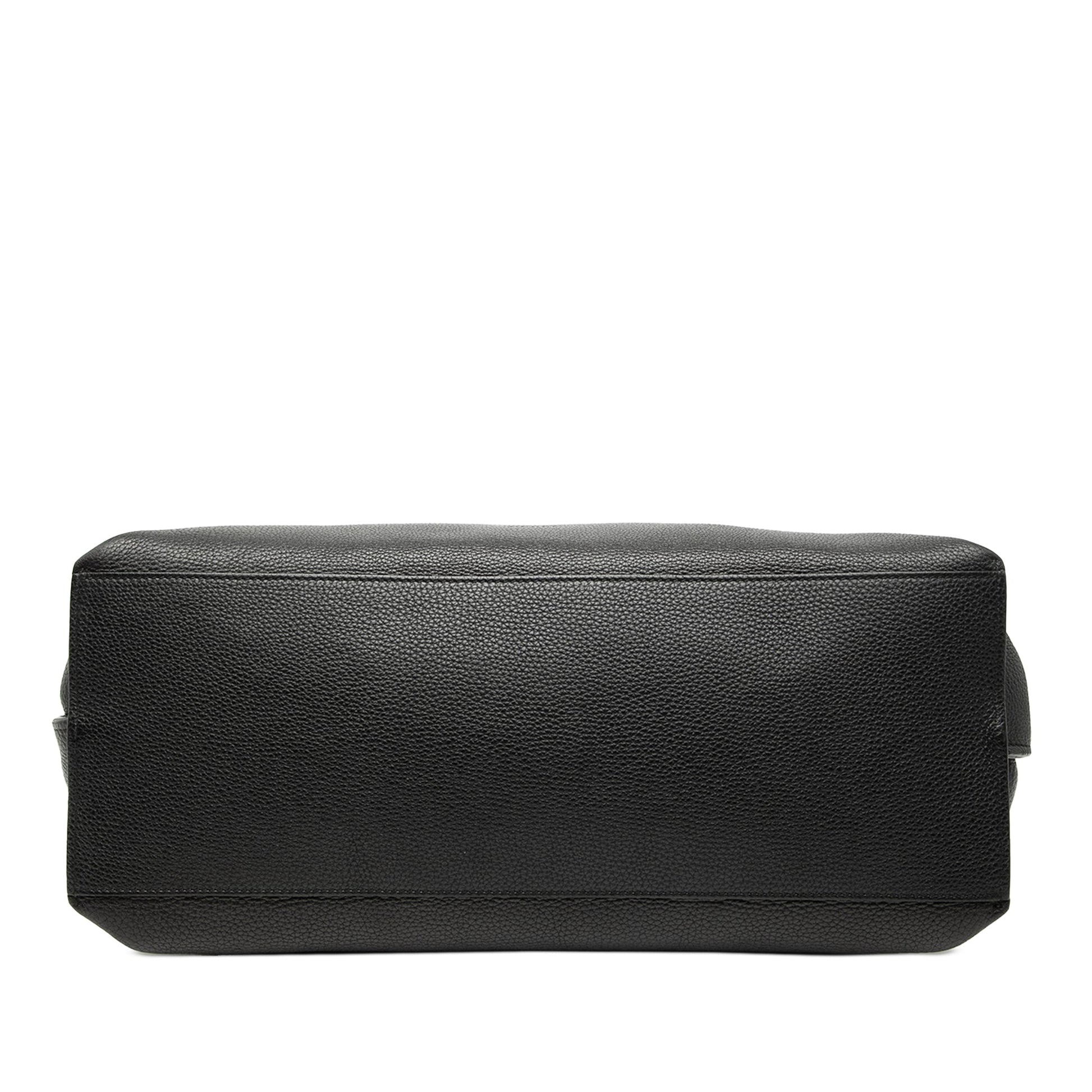 Large Leather Bamboo Daily Satchel