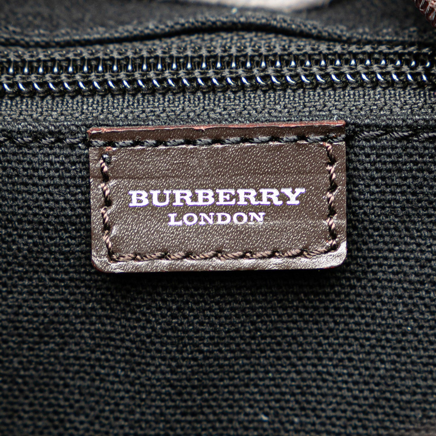 Burberry Smoke Check Coated Canvas Crossbody