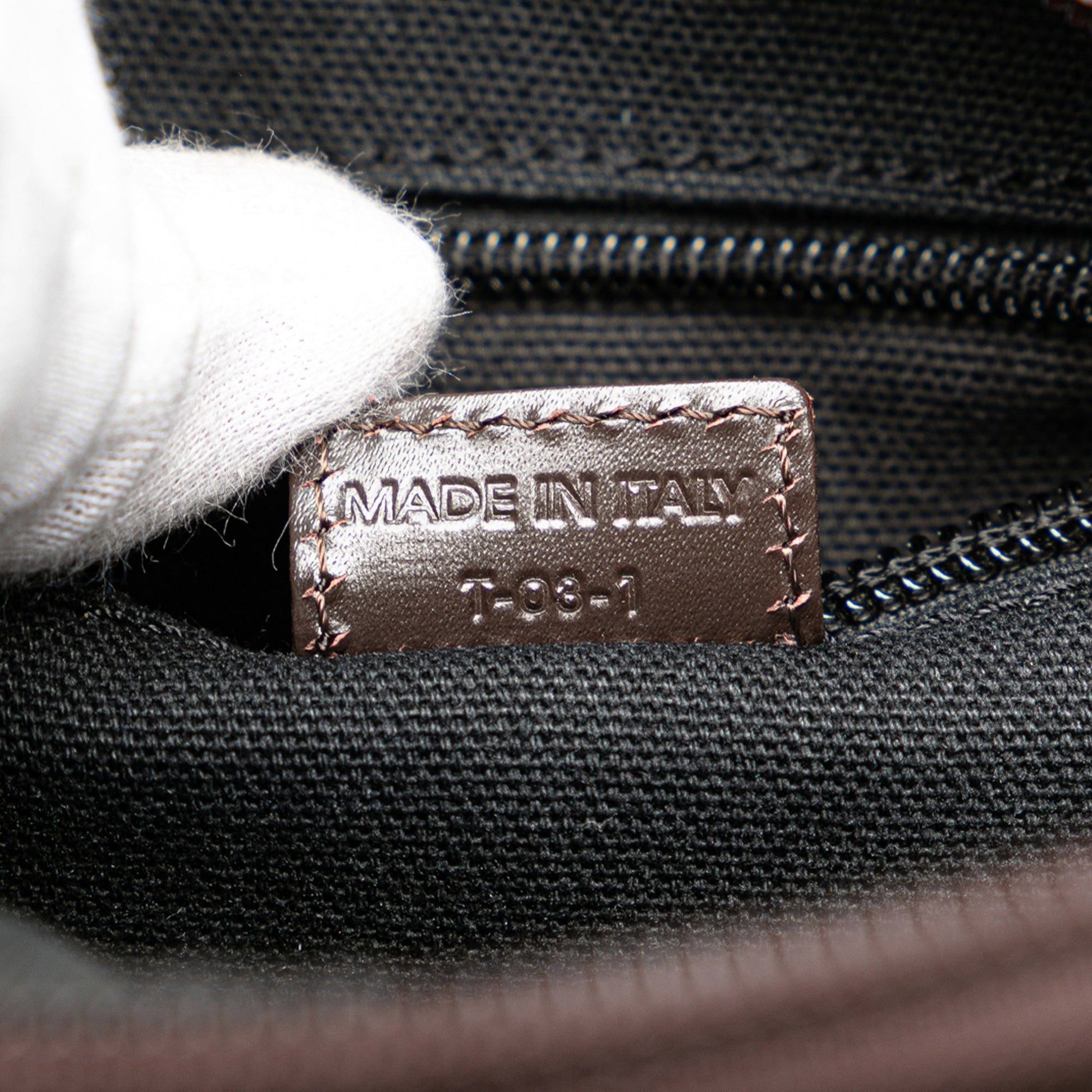 Burberry Smoke Check Coated Canvas Crossbody