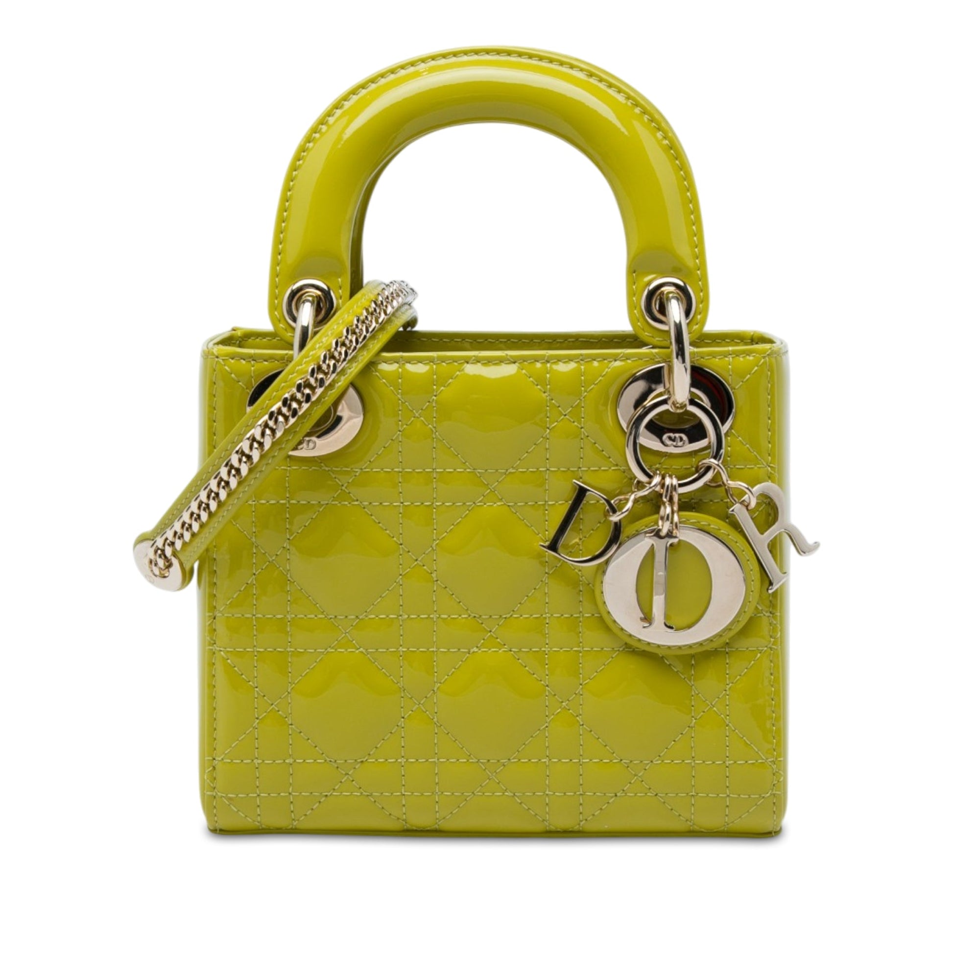 Dior Mini Patent Cannage Lady Dior