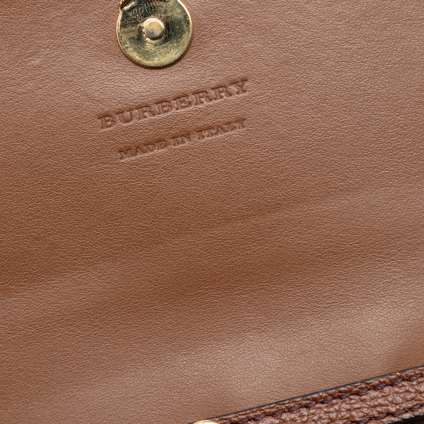 Burberry House Check Canvas and Leather Henley Wallet on Chain