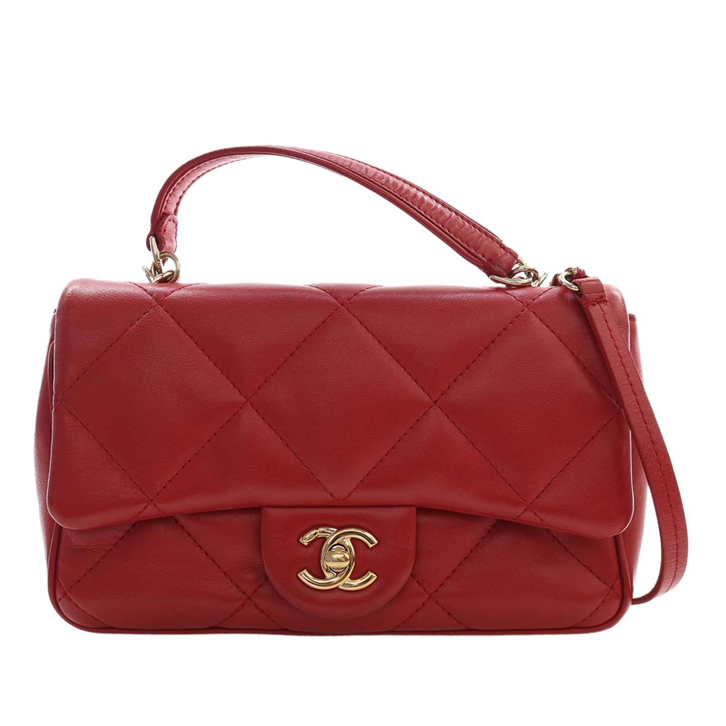 Chanel Small Lambskin Easy Carry Flap