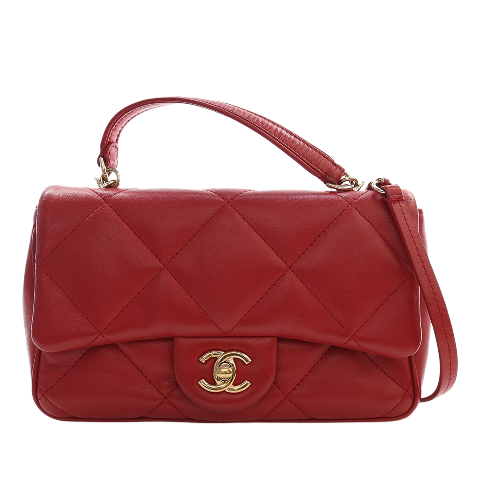 Chanel Small Lambskin Easy Carry Flap