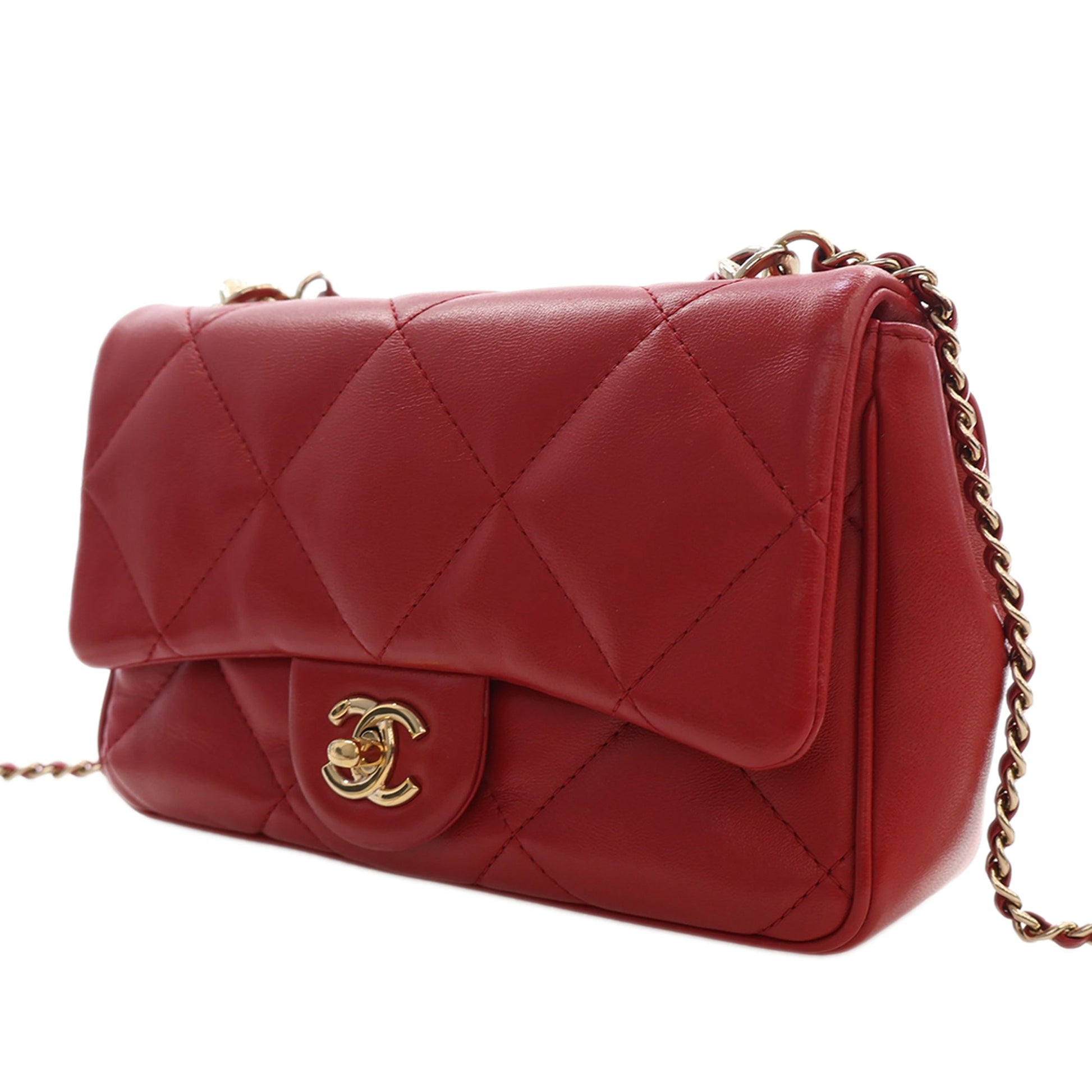 Chanel Small Lambskin Easy Carry Flap