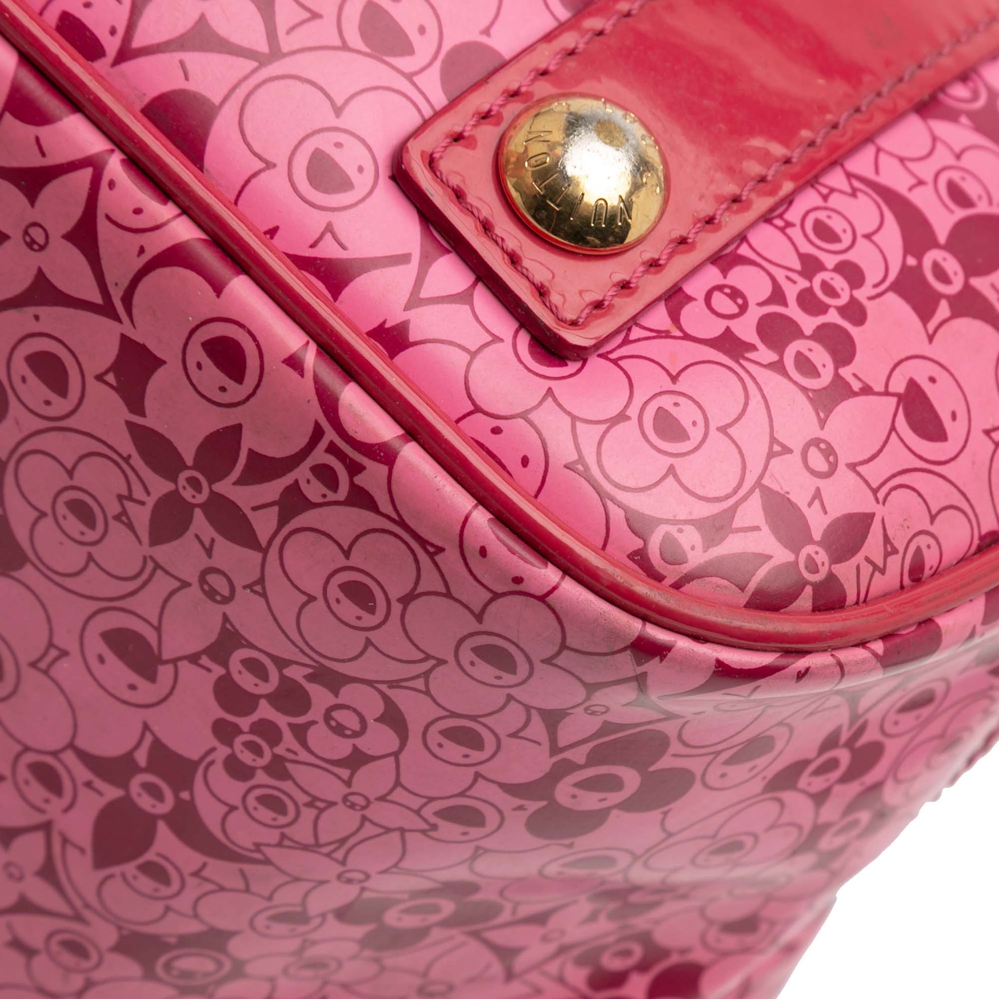 Louis Vuitton Takashi Murakami Coated Canvas Cosmic Blossom Tote PM