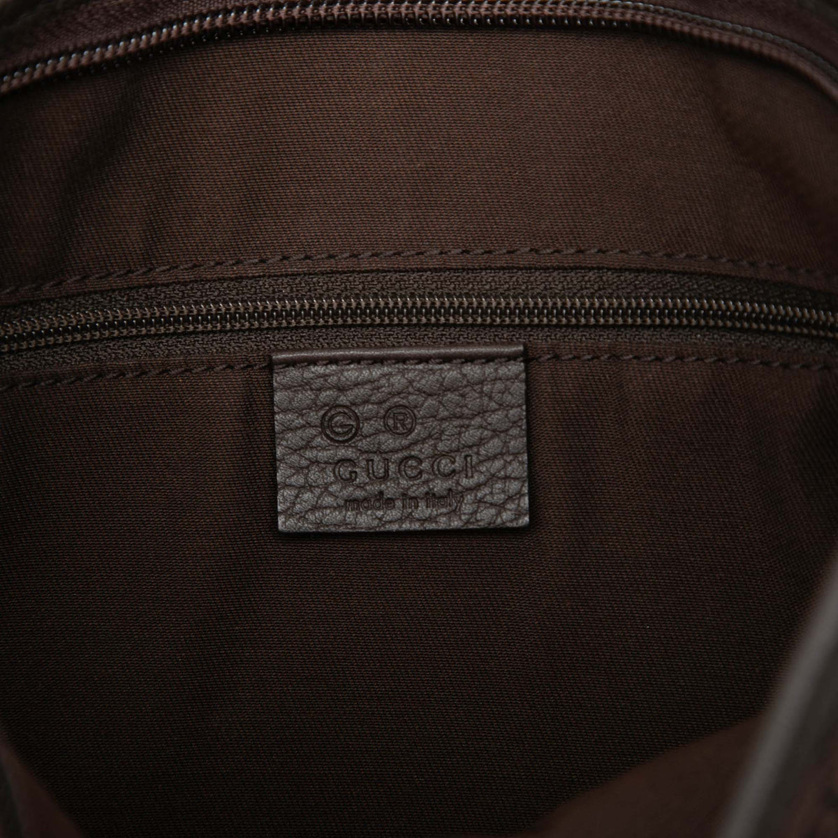 Gucci GG Nylon Jolicoeur Crossbody — Brown