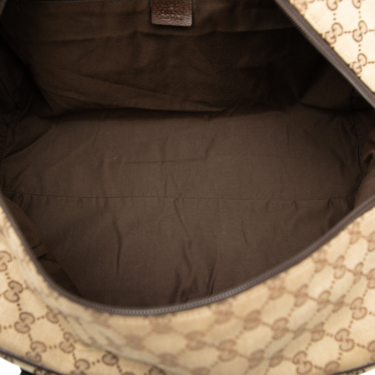 Gucci GG Canvas Web Duffle Bag