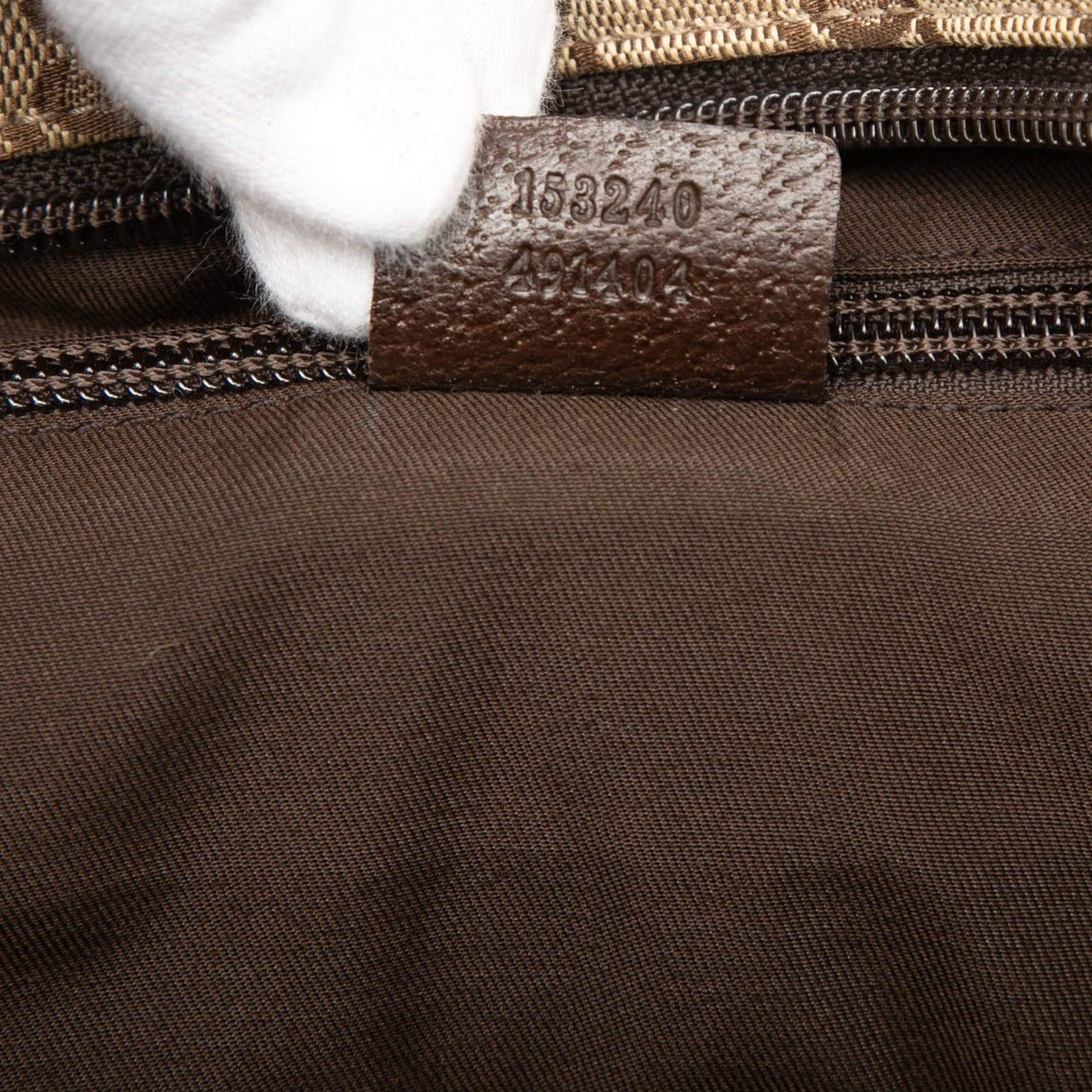 Gucci GG Canvas Web Duffle Bag