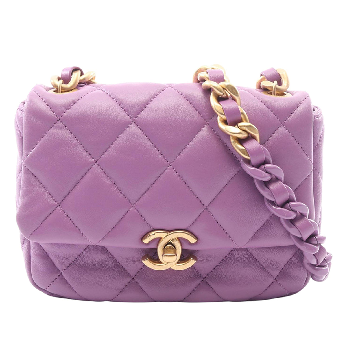 Chanel Mini Quilted Lambskin Candy Chain Flap