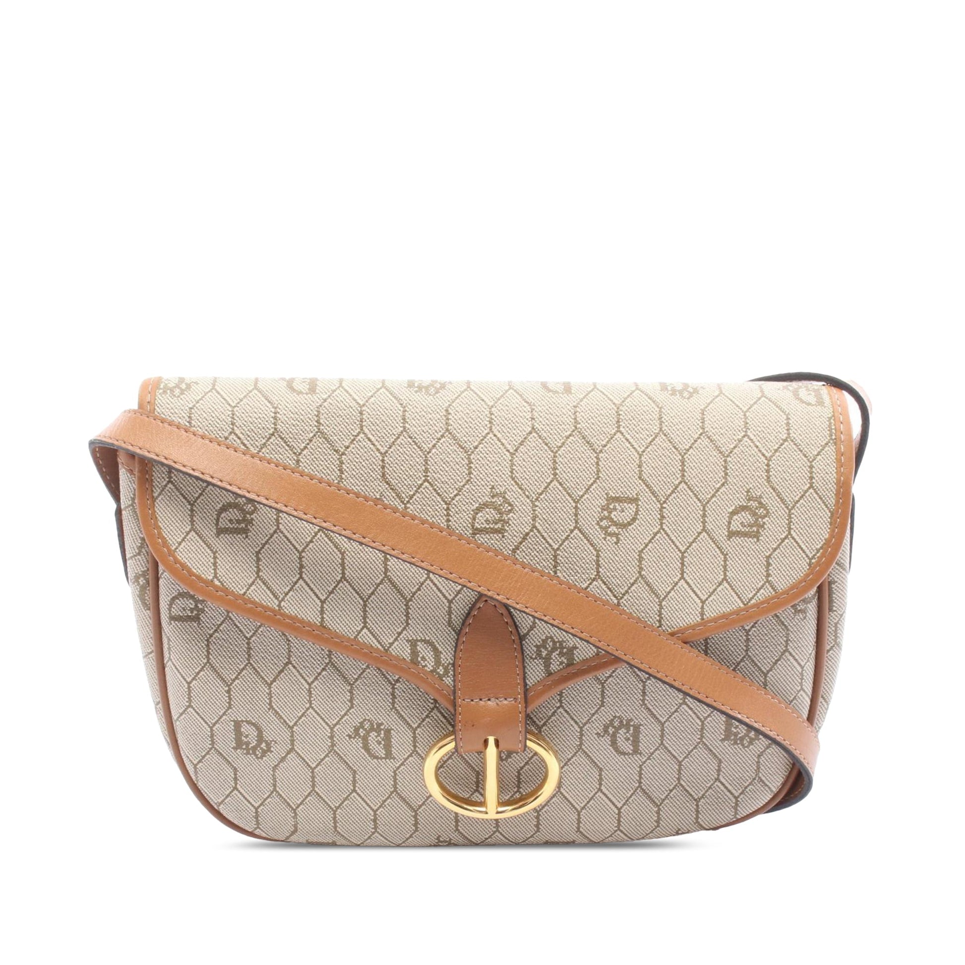 Dior Honeycomb Coated Canvas Crossbody
