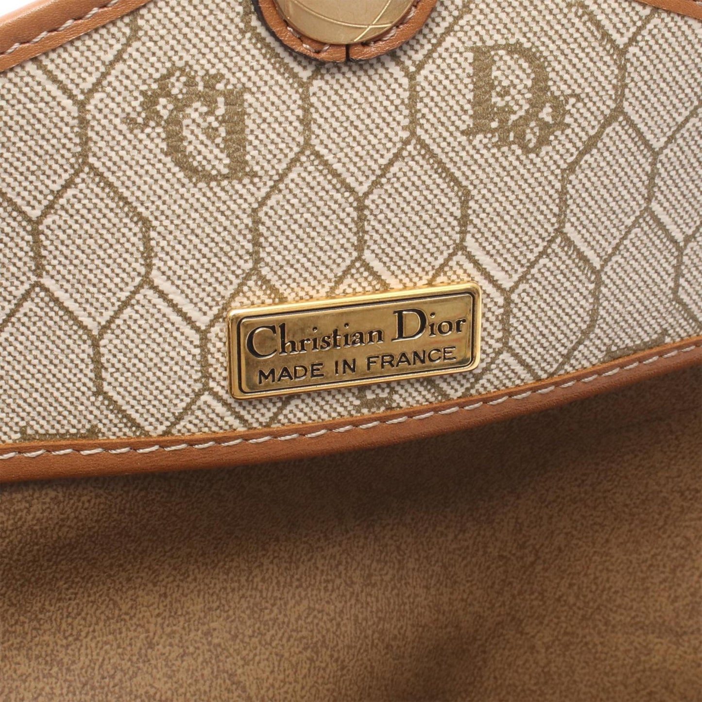 Dior Honeycomb Coated Canvas Crossbody