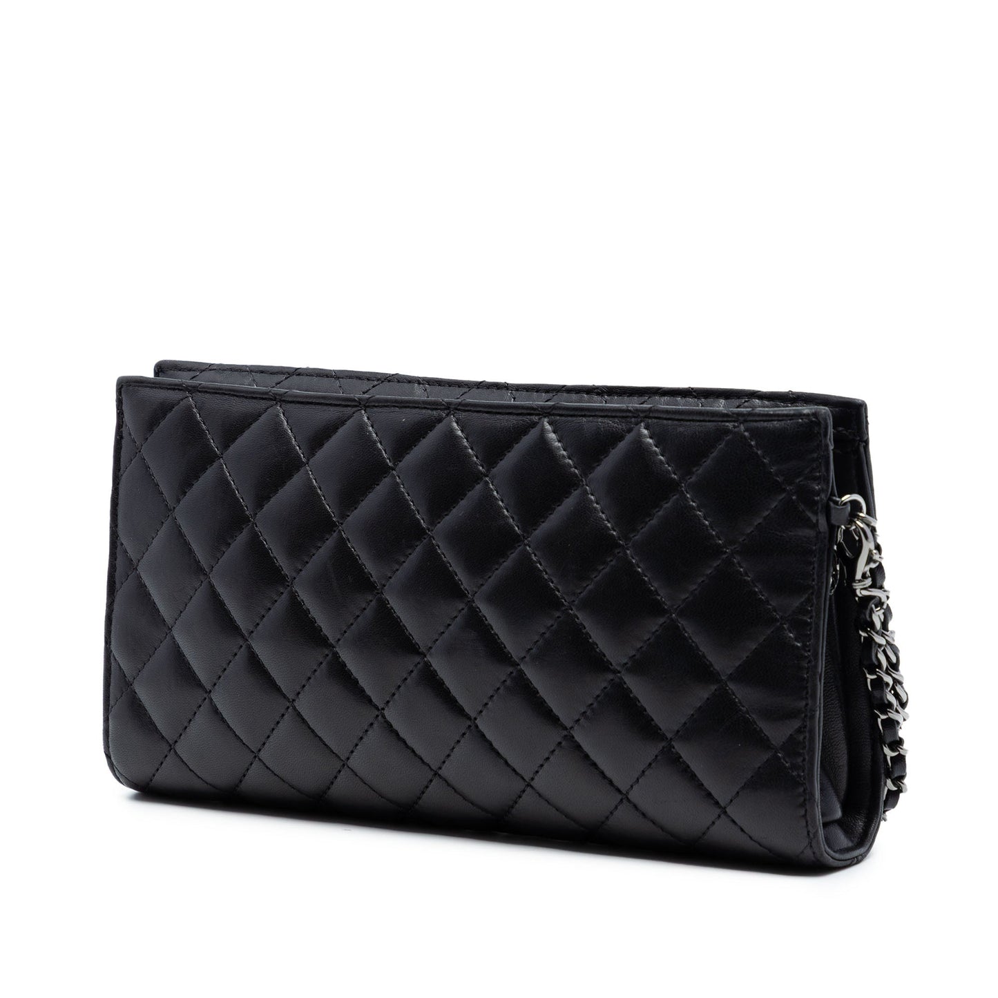 Metallic and Quilted Lambskin Mineral Nights Pochette Wristlet