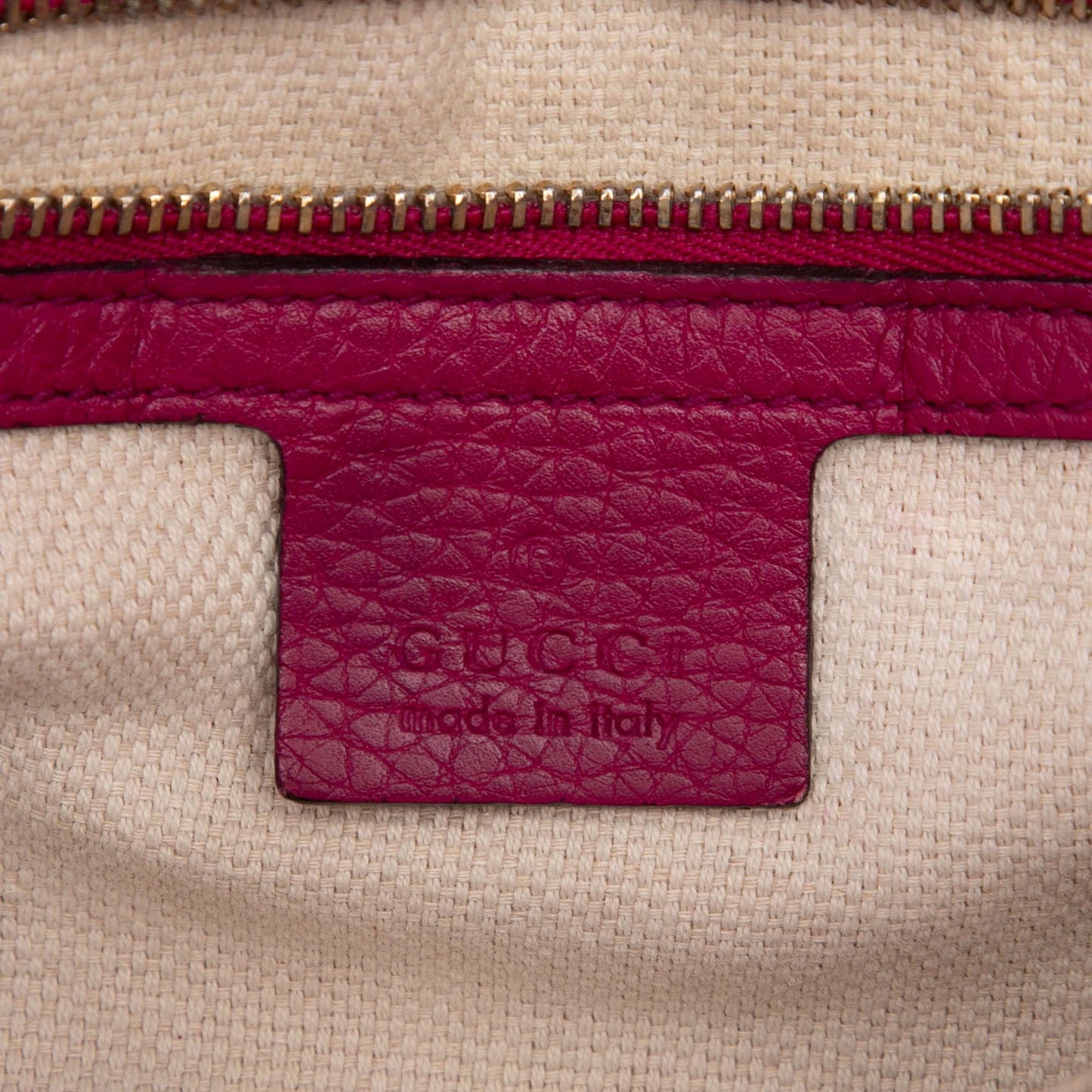 Gucci Medium Leather Soho Chain Flap Crossbody