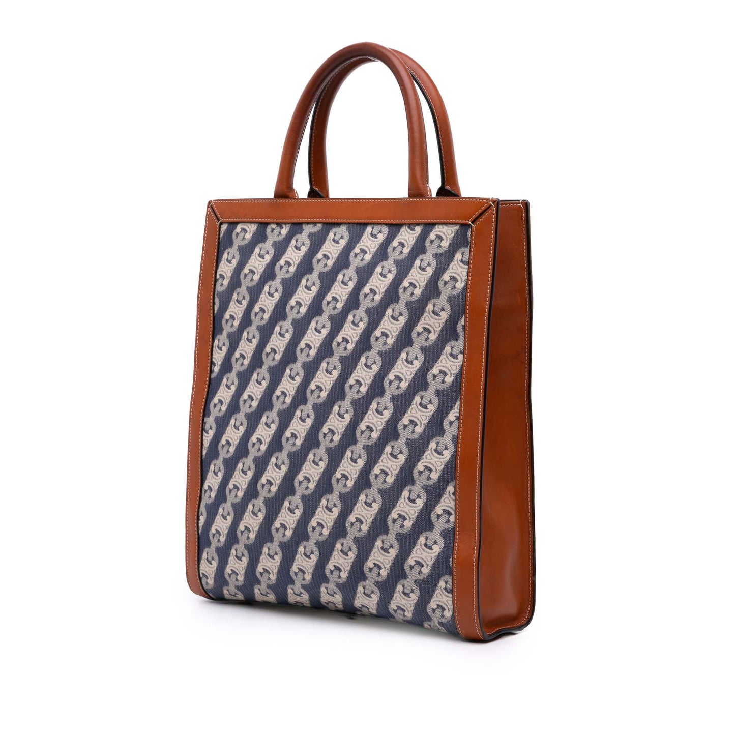 Celine Small Triomphe Canvas Maillon Vertical Cabas Satchel