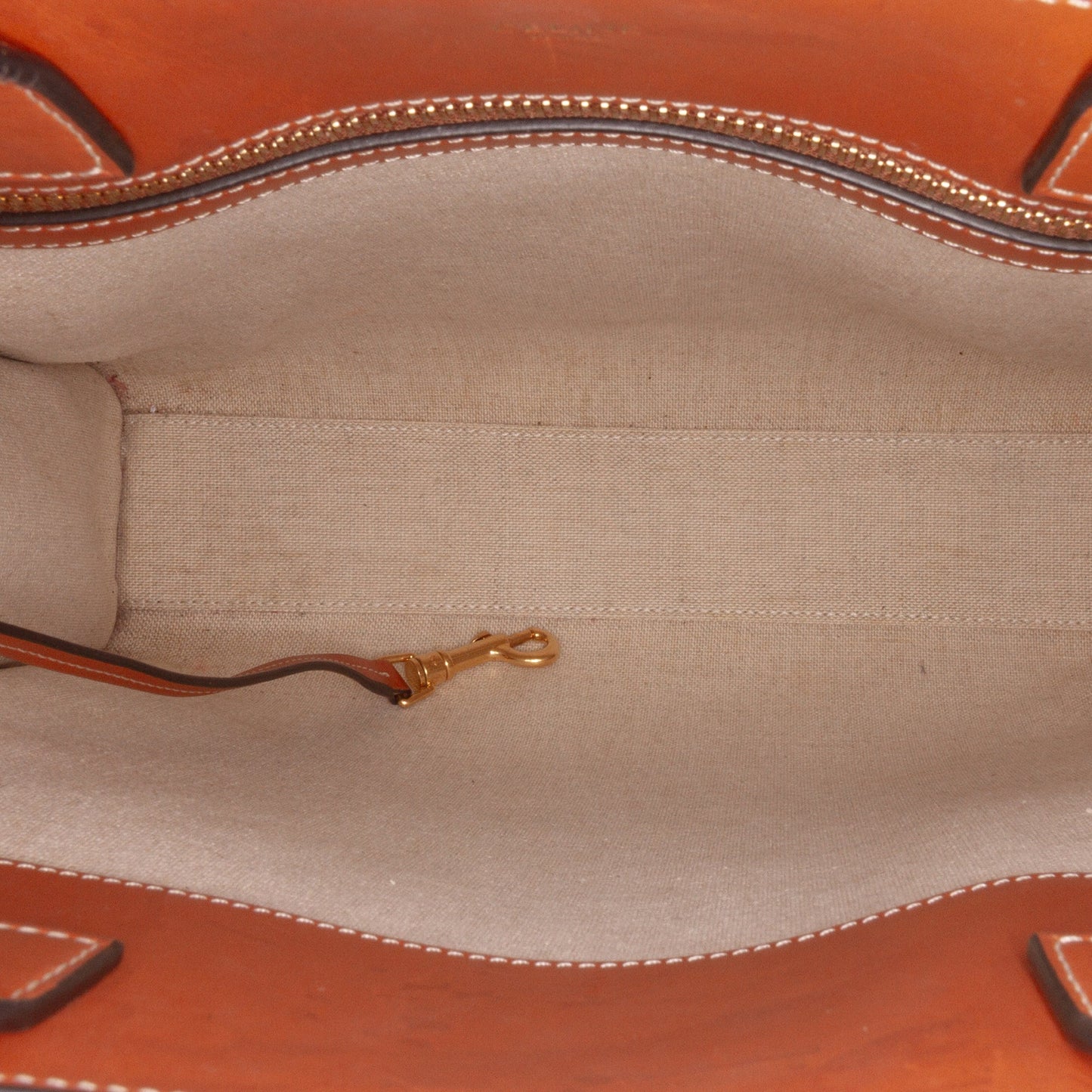 Celine Small Triomphe Canvas Maillon Vertical Cabas Satchel