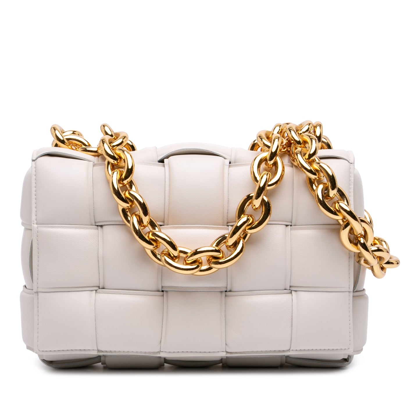 Bottega Veneta Nappa Intrecciato Padded Chain Cassette Satchel