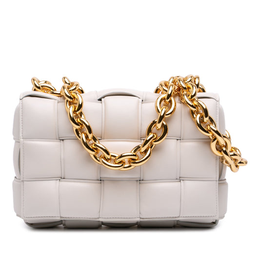 Bottega Veneta Nappa Intrecciato Padded Chain Cassette Satchel