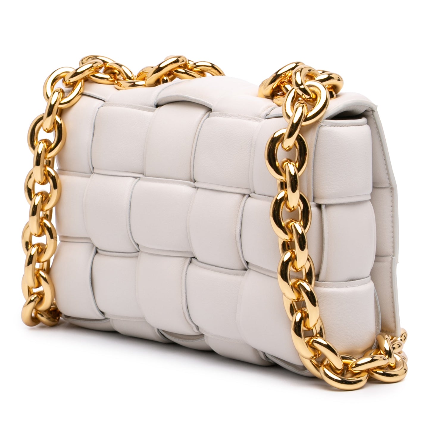 Bottega Veneta Nappa Intrecciato Padded Chain Cassette Satchel