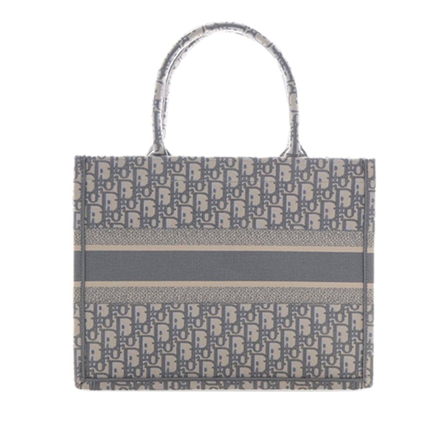 Dior Medium Oblique Embroidered Canvas Book Tote