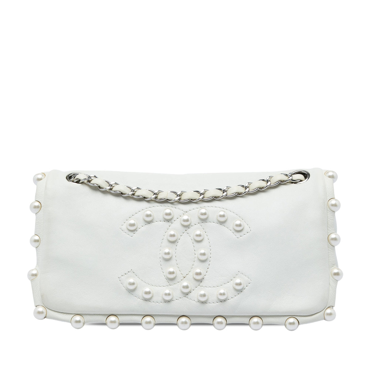 Chanel Lambskin Pearl Obsession Flap