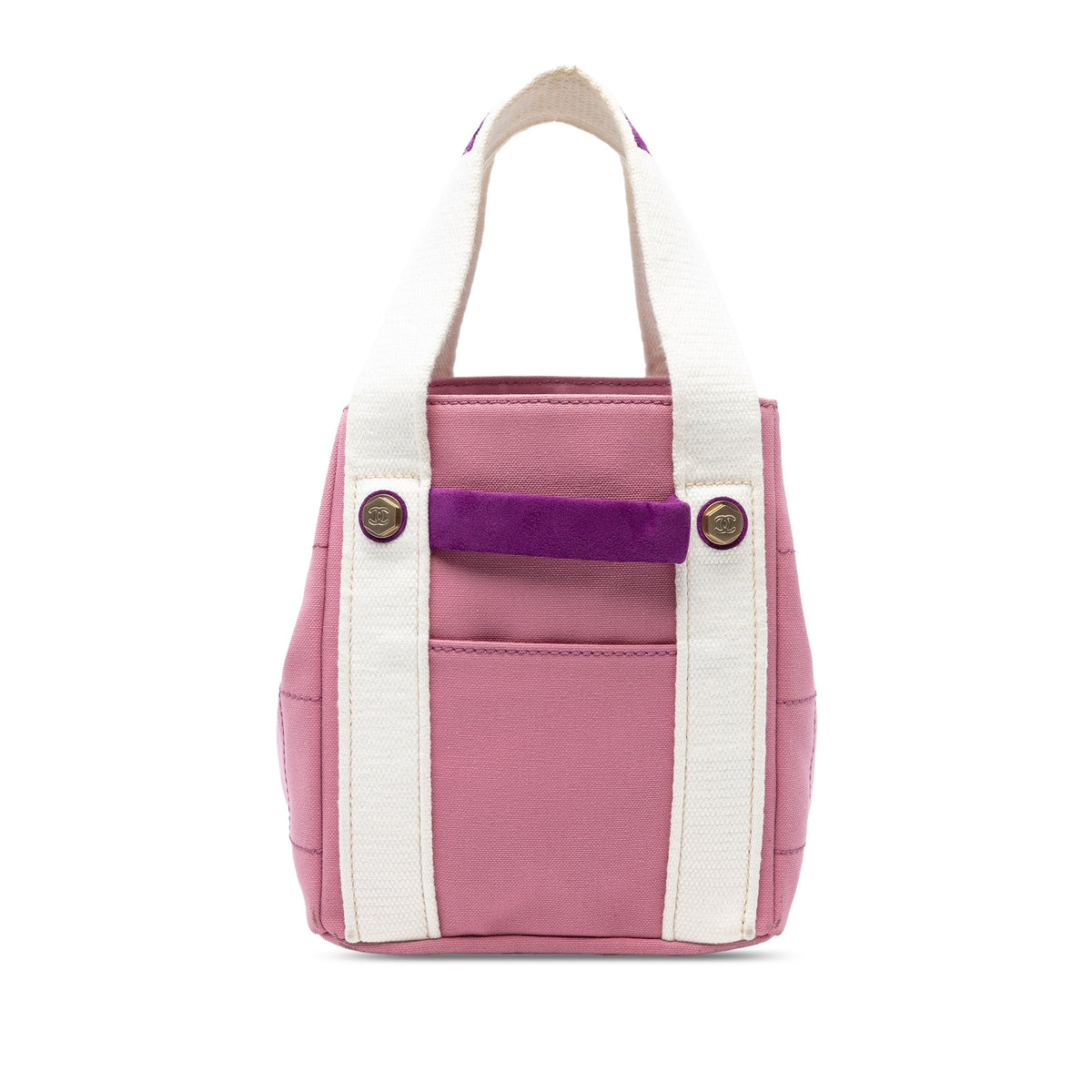 Chanel Canvas Square Stitch Tote