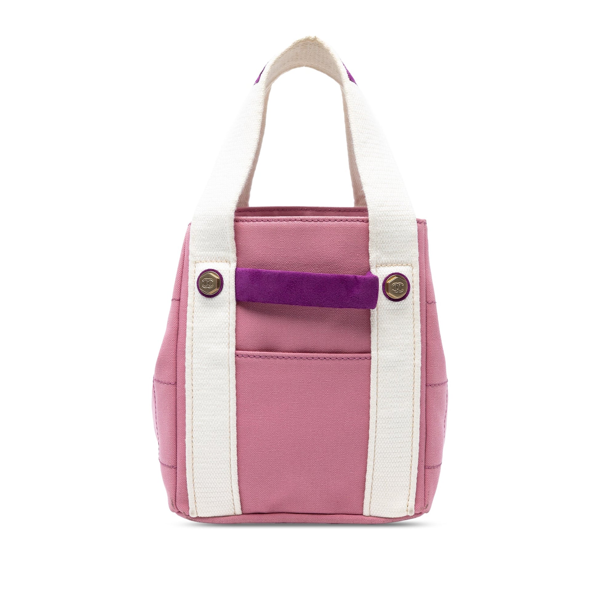 Chanel Canvas Square Stitch Tote