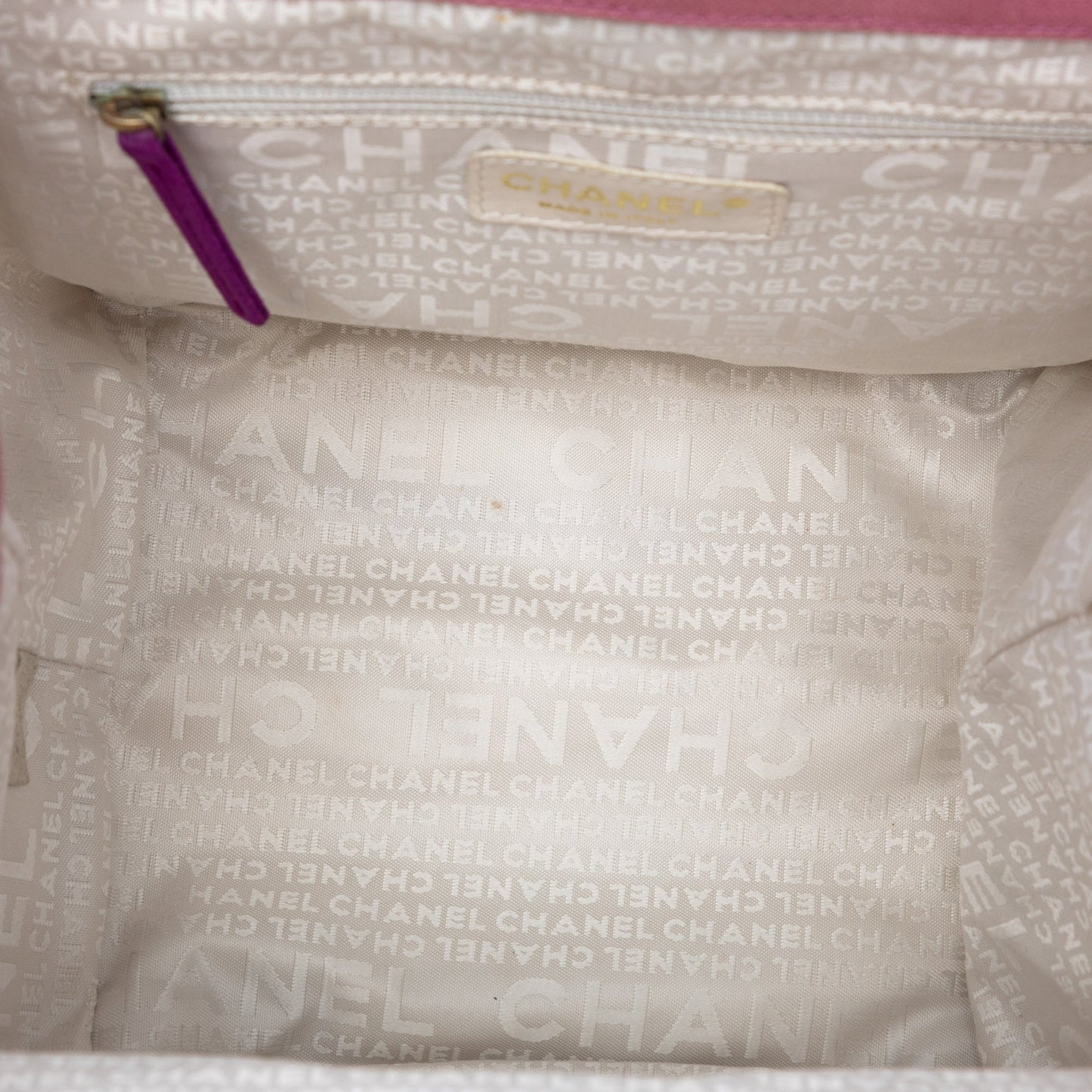 Chanel Canvas Square Stitch Tote
