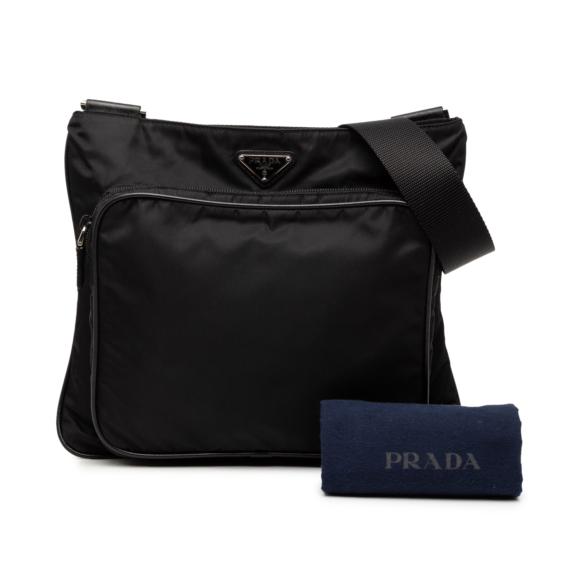 Prada Tessuto Zip Top Crossbody