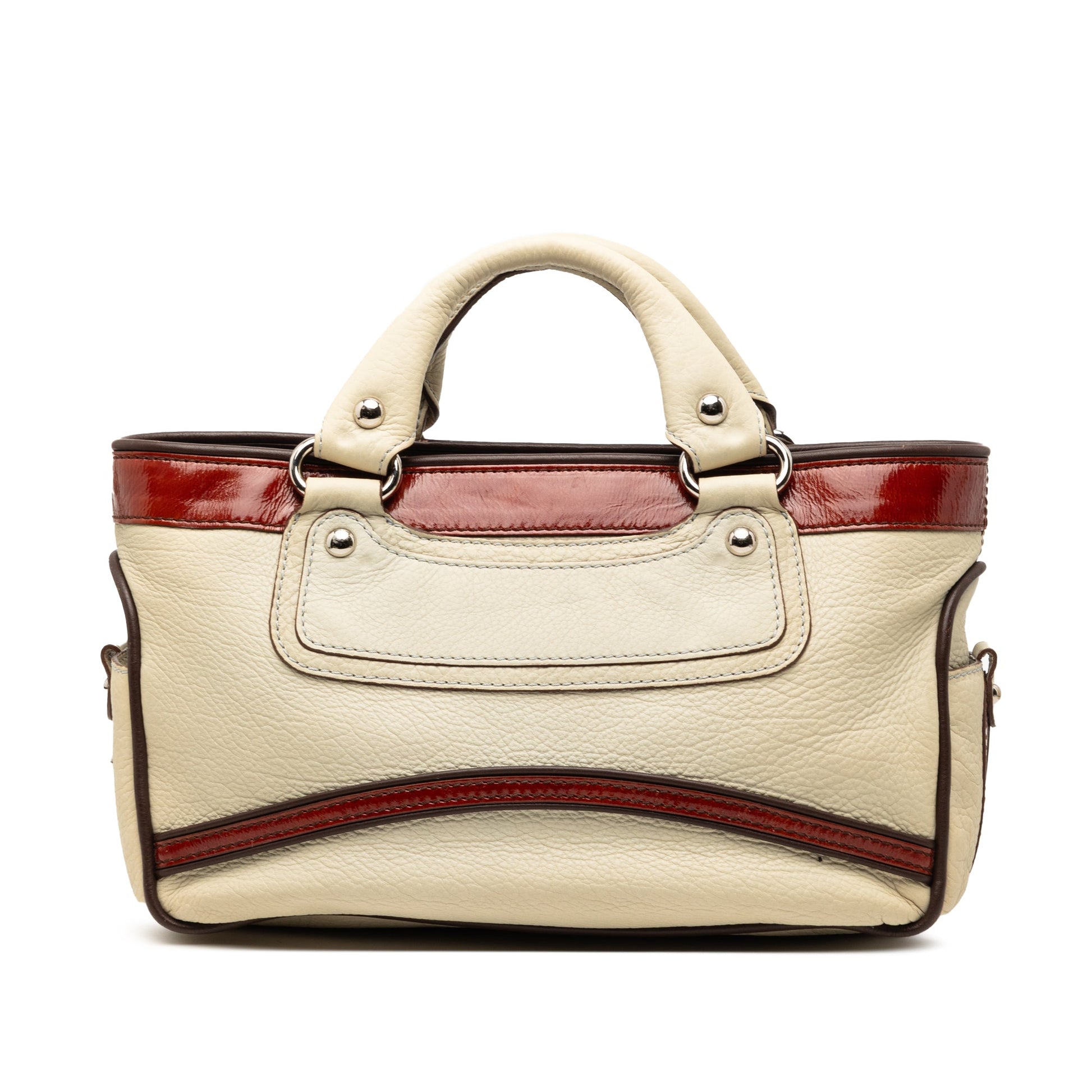 Celine Tricolor Leather Boogie Handbag