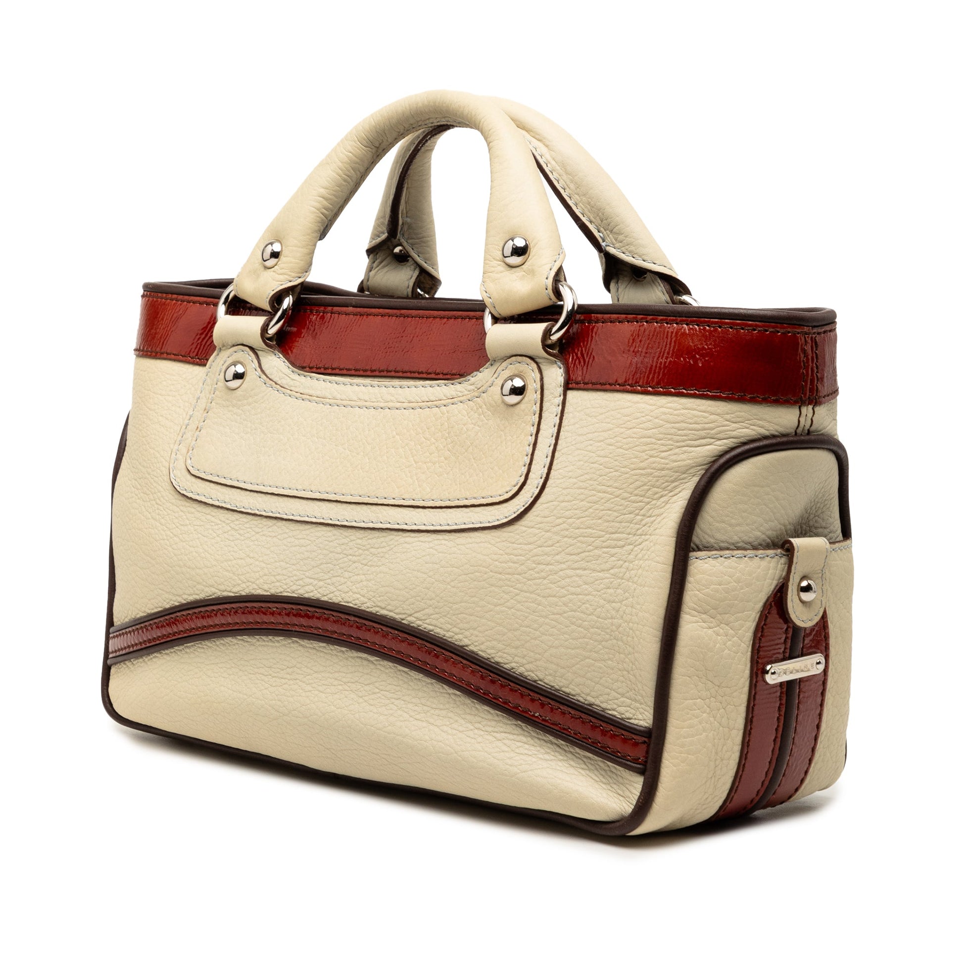 Celine Tricolor Leather Boogie Handbag