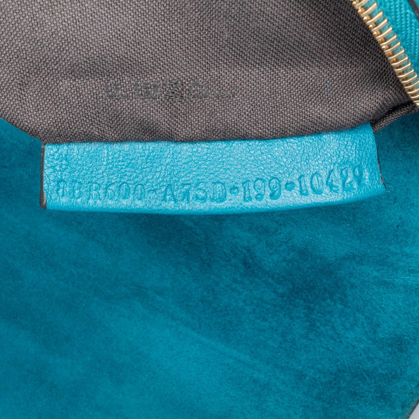 Medium Suede Baguette Satchel