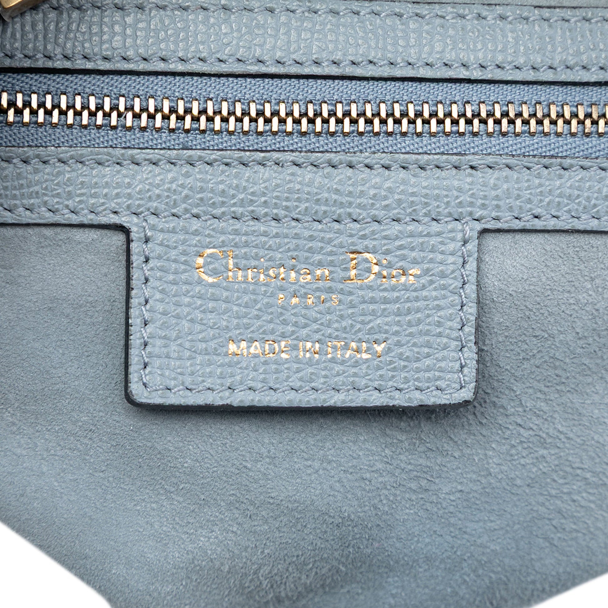 Dior Grained Calfskin Saddle Bag