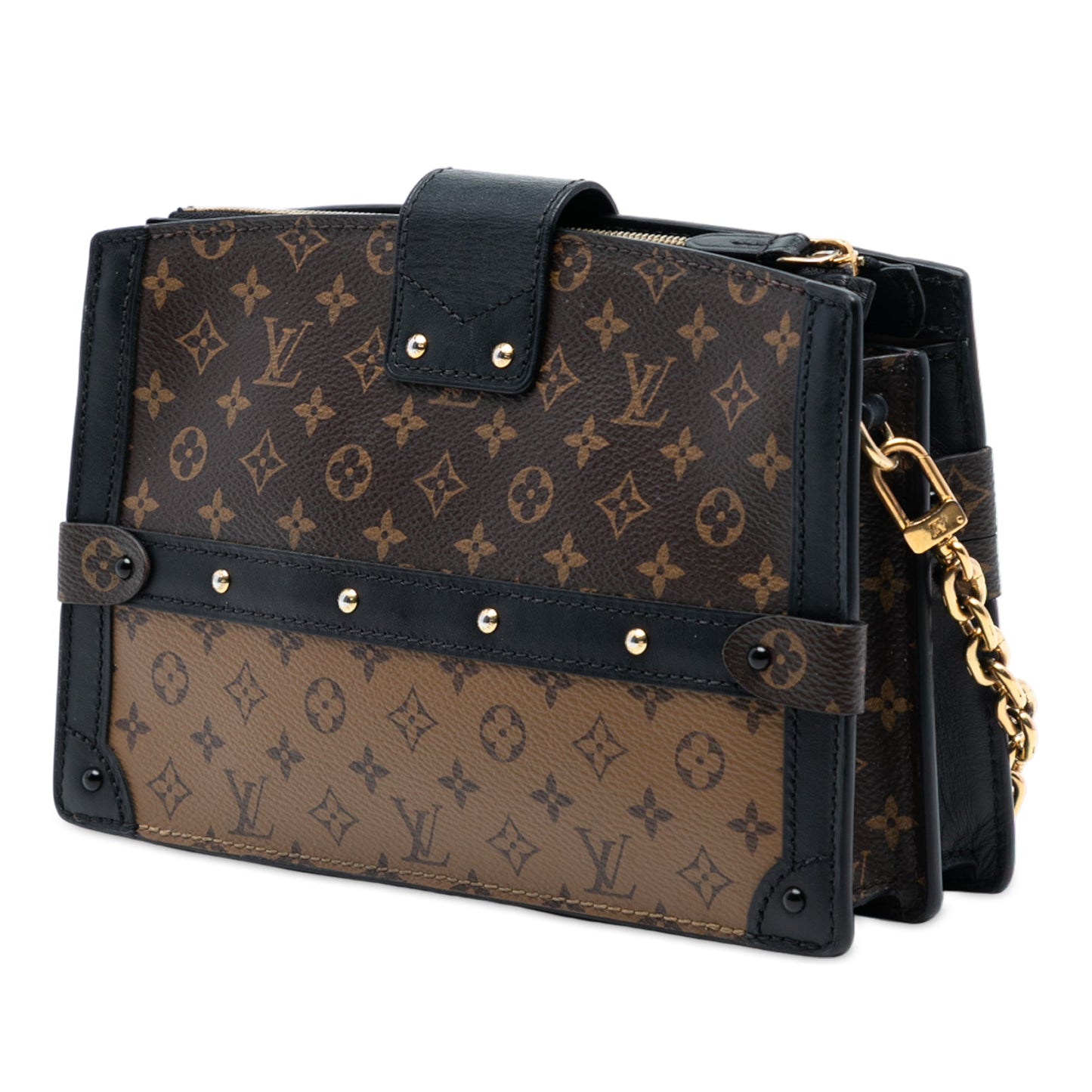 Louis Vuitton Monogram Reverse Trunk Clutch