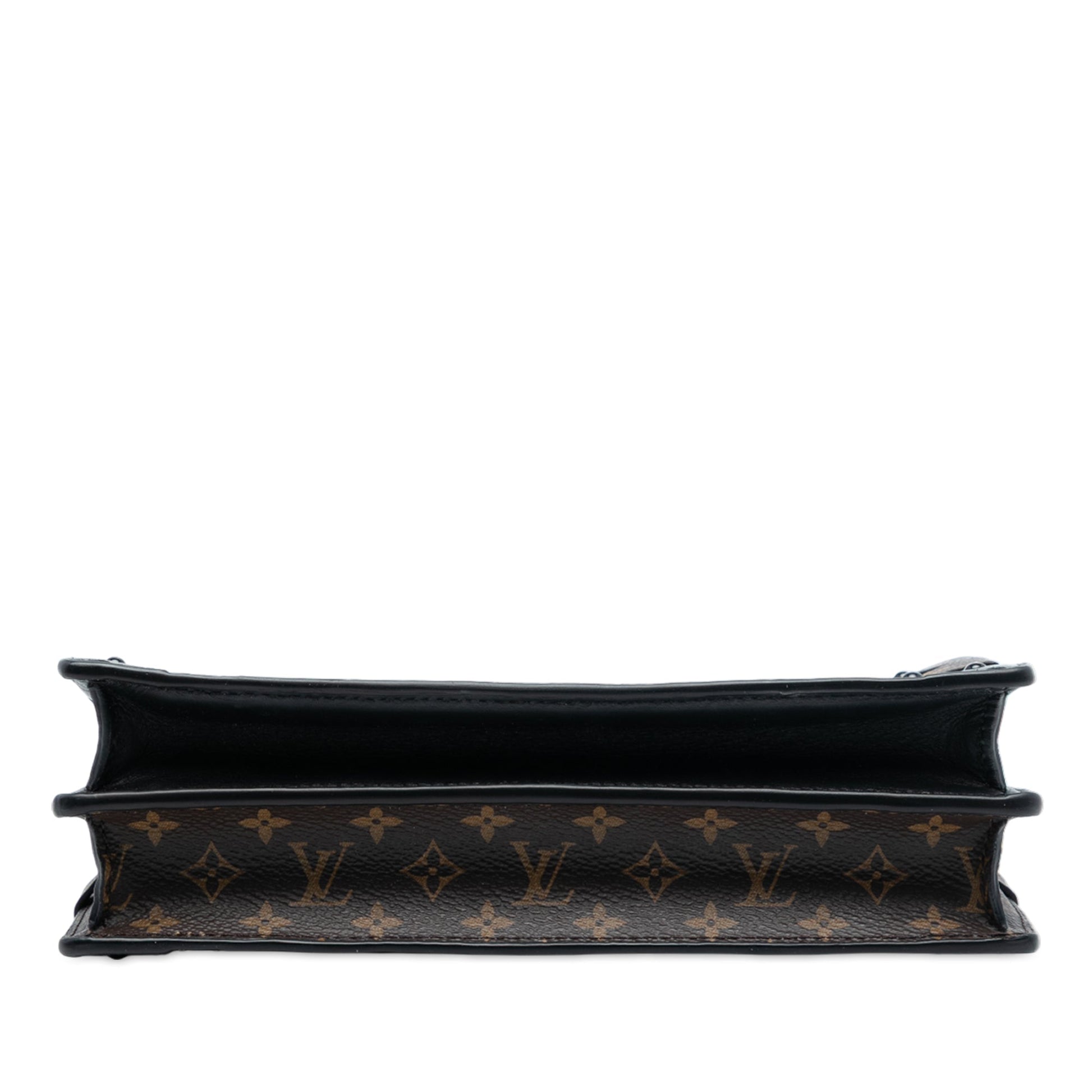 Louis Vuitton Monogram Reverse Trunk Clutch