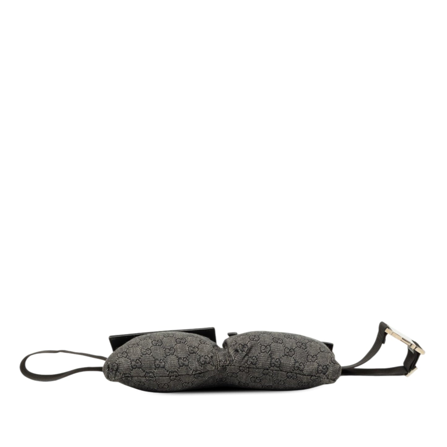 Gucci GG Denim Double Pocket Belt Bag