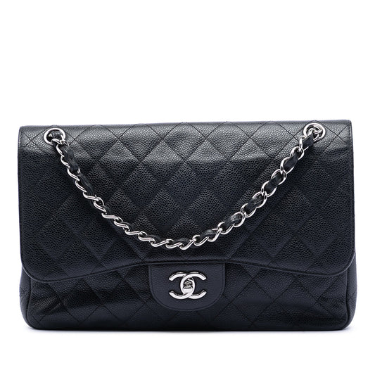 Chanel Jumbo Classic Caviar Double Flap