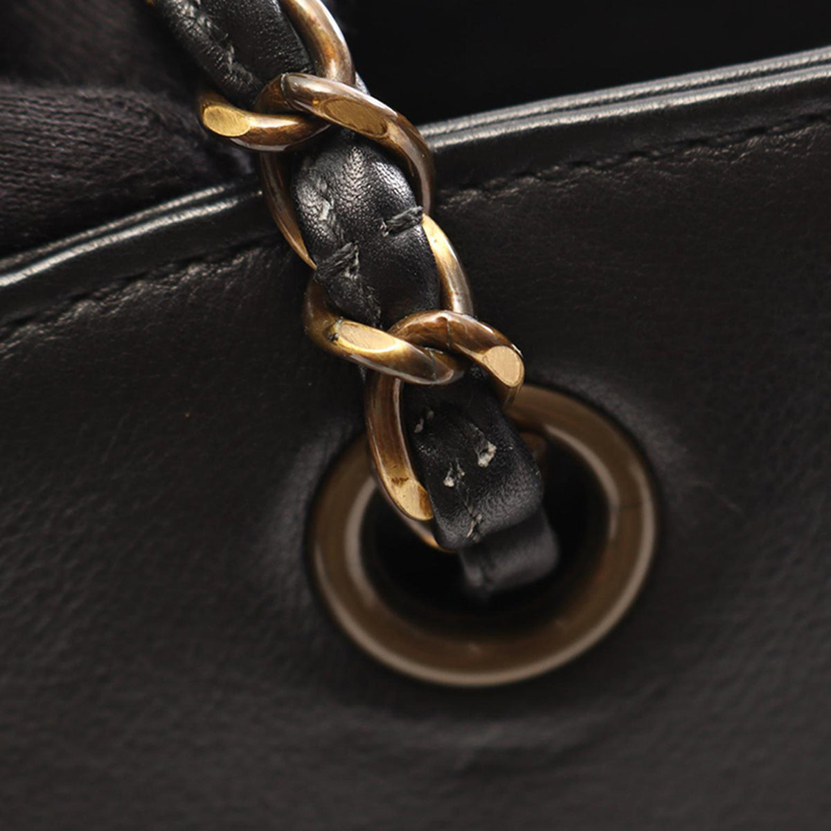 Chanel CC Calfskin Tote — Black